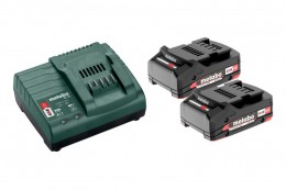 Metabo 18V Basic Set 2 x 18v 2.0Ah Batteries & SC30 Charger £89.95